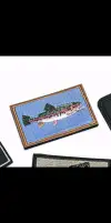 Velcro armband, embroidered Velcro, hook surface, wool surface details Picture